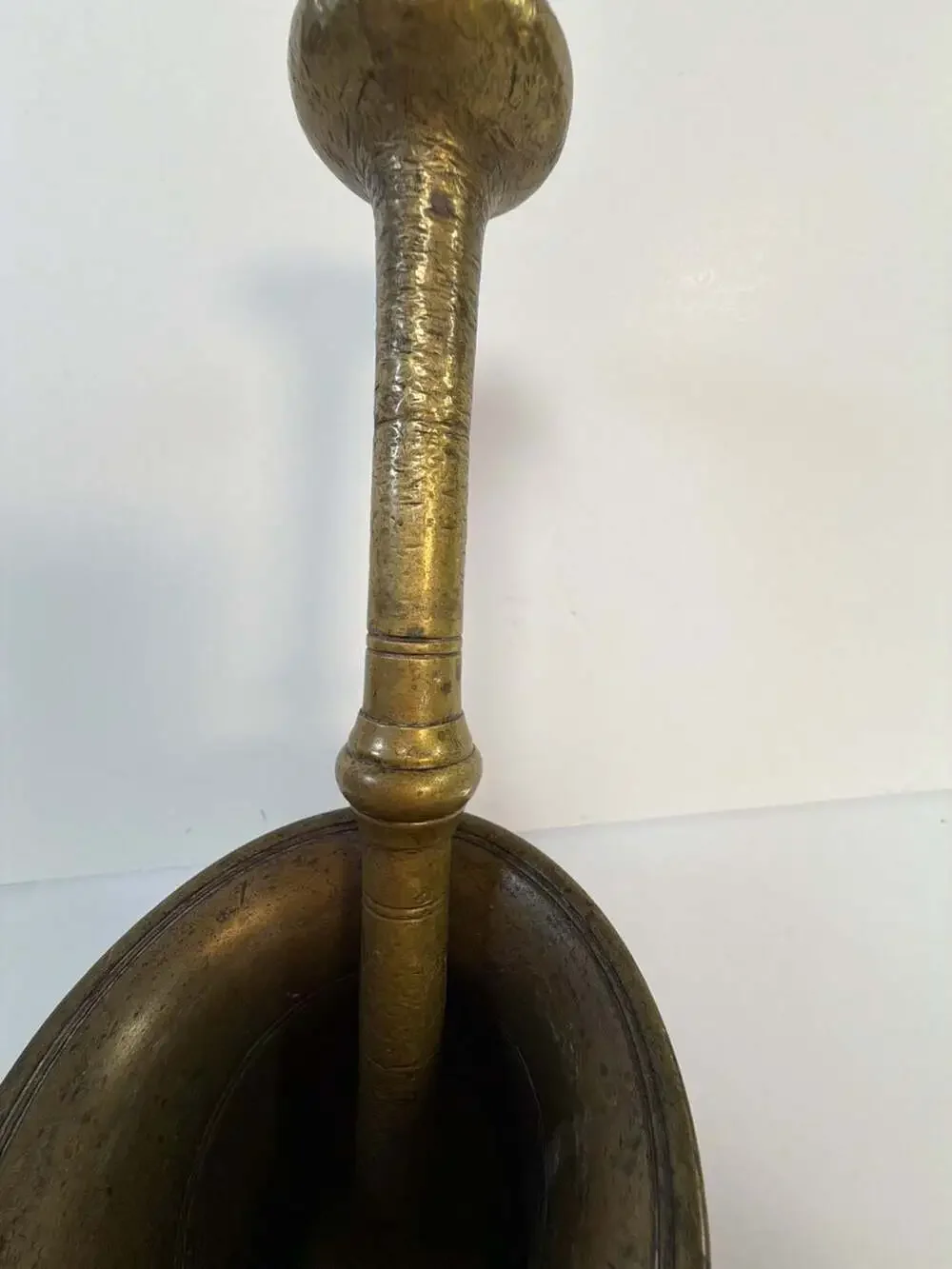 Vintage Solid Brass‎ Mortar and Pestle Set 4.7 lbs